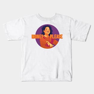 Mona Lisa Money Please Kids T-Shirt